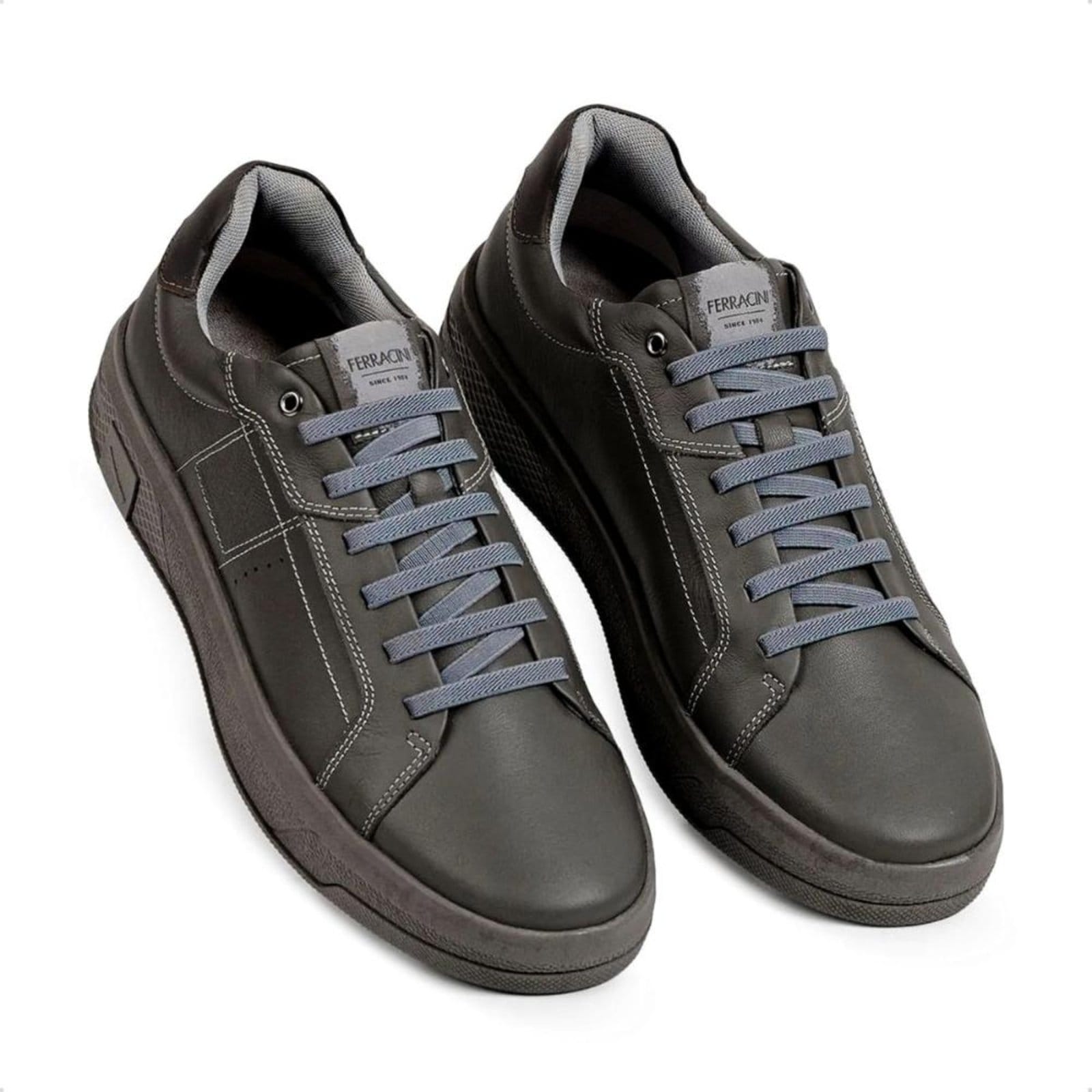 Vista 2 Tênis de Couro Ferracini Masculino Dream FERRACINI cinza