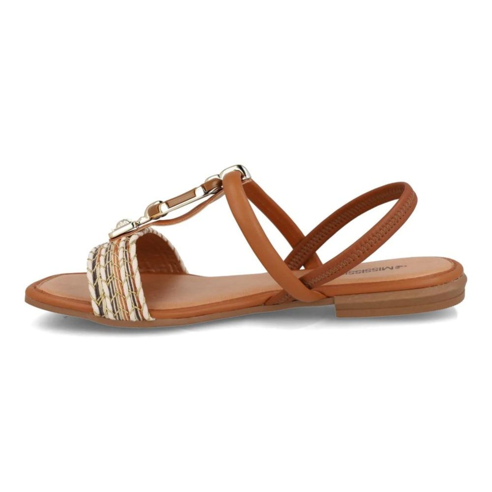 Vista 2 Sandália Mississipi Detalhe Feminina MISSISSIPI marrom