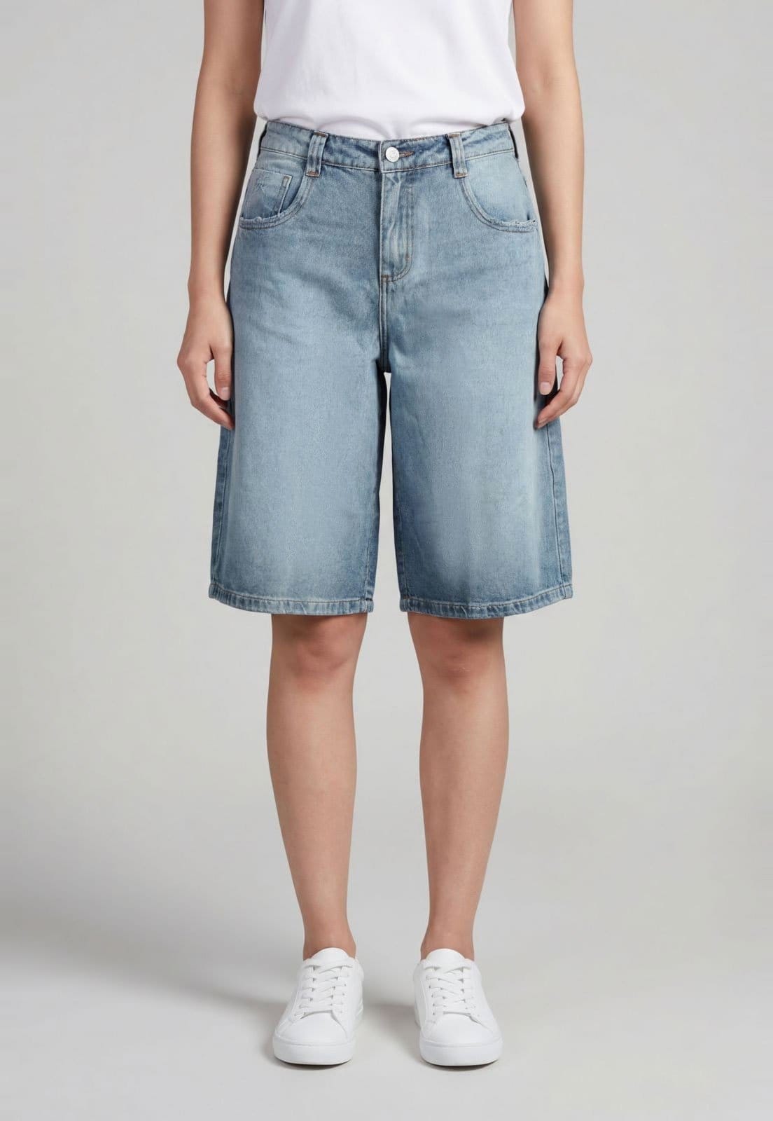 Bermuda Capri Jeans Feminina Colcci Jeans Claro