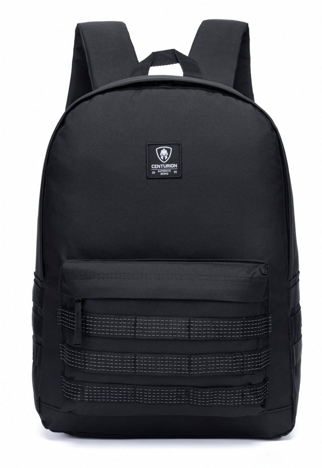 Vista principal Mochila Masculina Centurion Casual Escolar Reforçada Notebook Centurion preto
