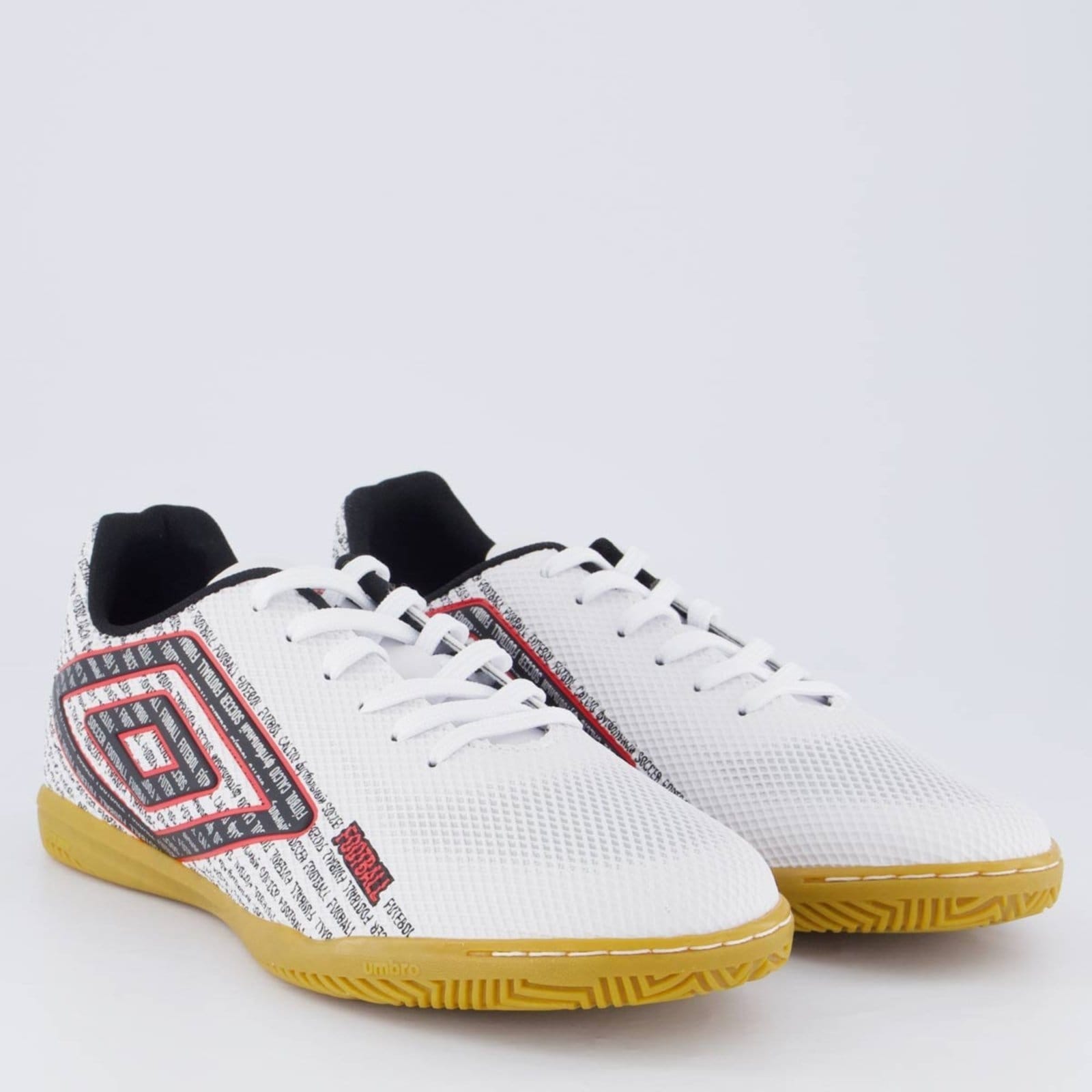 Vista 2 Chuteira Umbro Football Futsal Branca Umbro branco