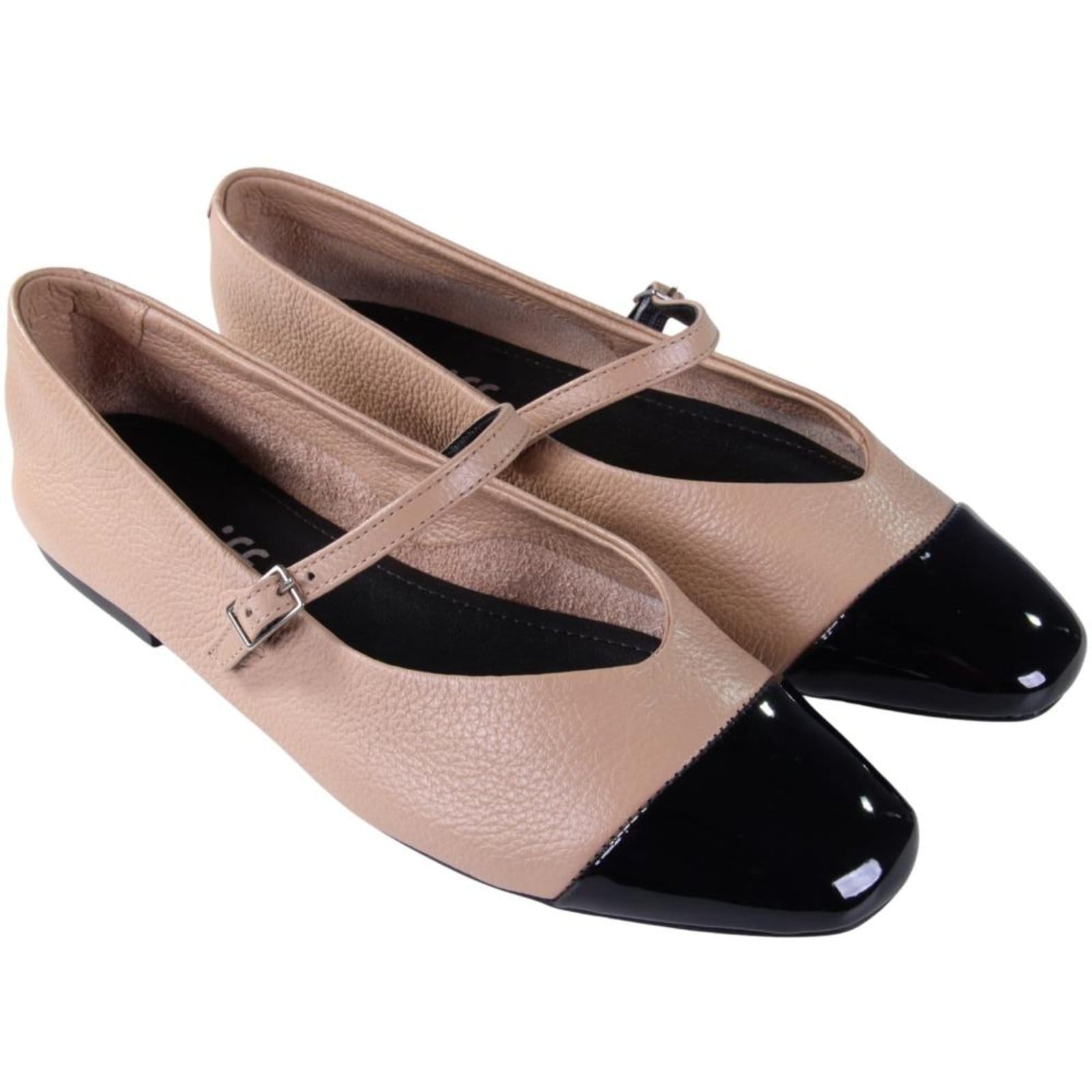 Vista 2 Sapatilha Feminina Zariff 2274-1605 Duna/Preto Zariff incolor