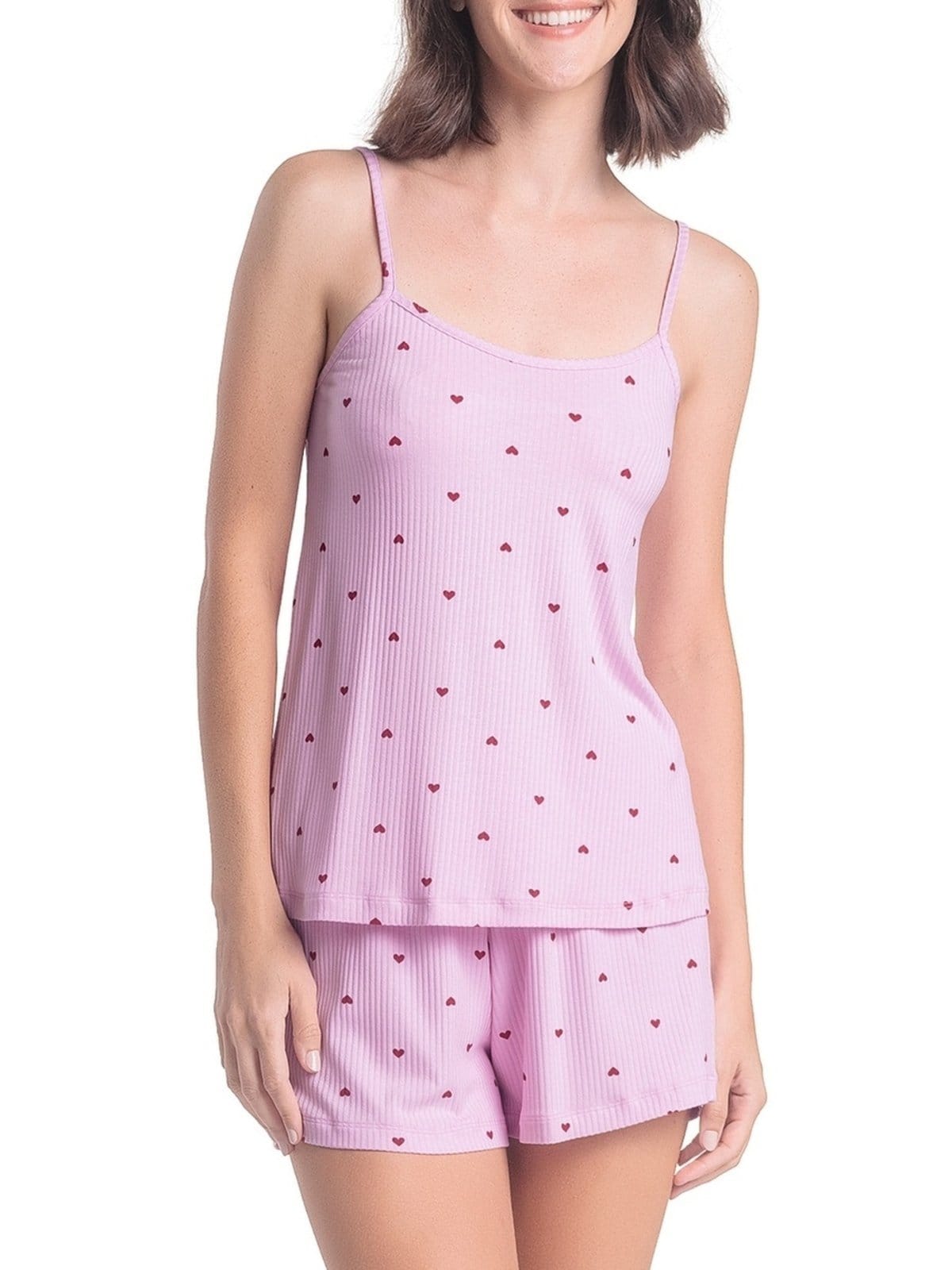 Pijama Feminino Curto Espaço Pijama 4010325