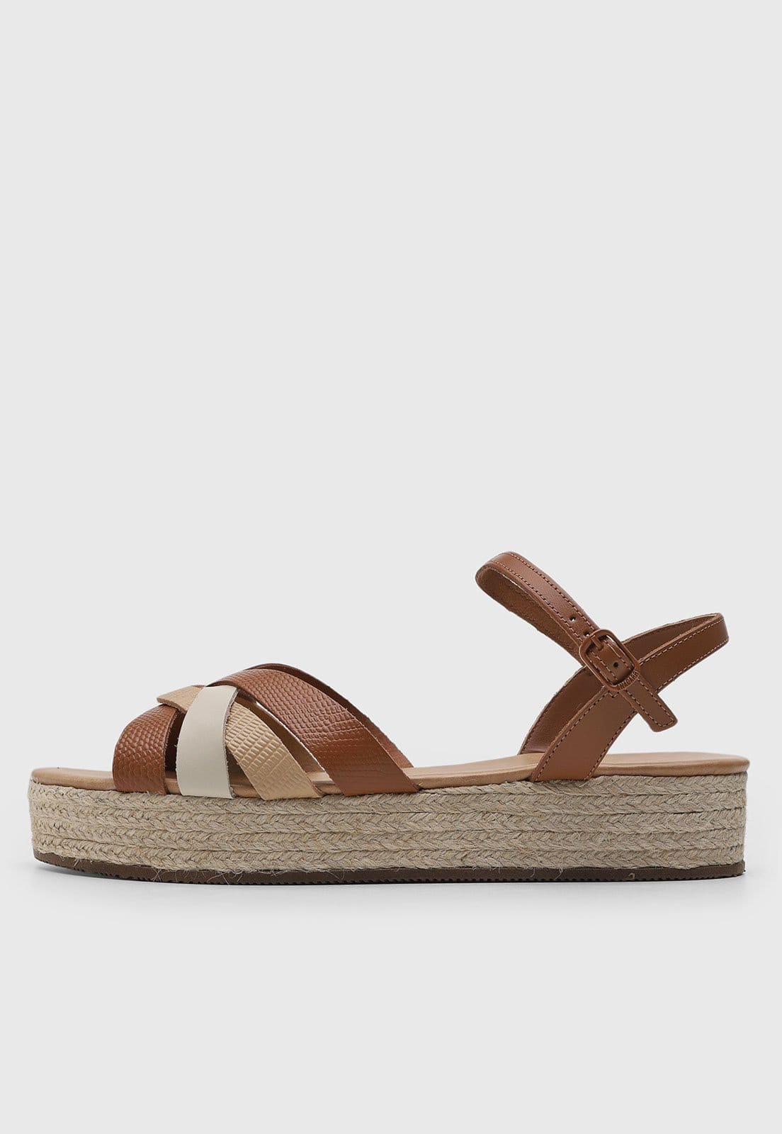 Sandália Feminina Anacapri Tiras Entrelaçadas