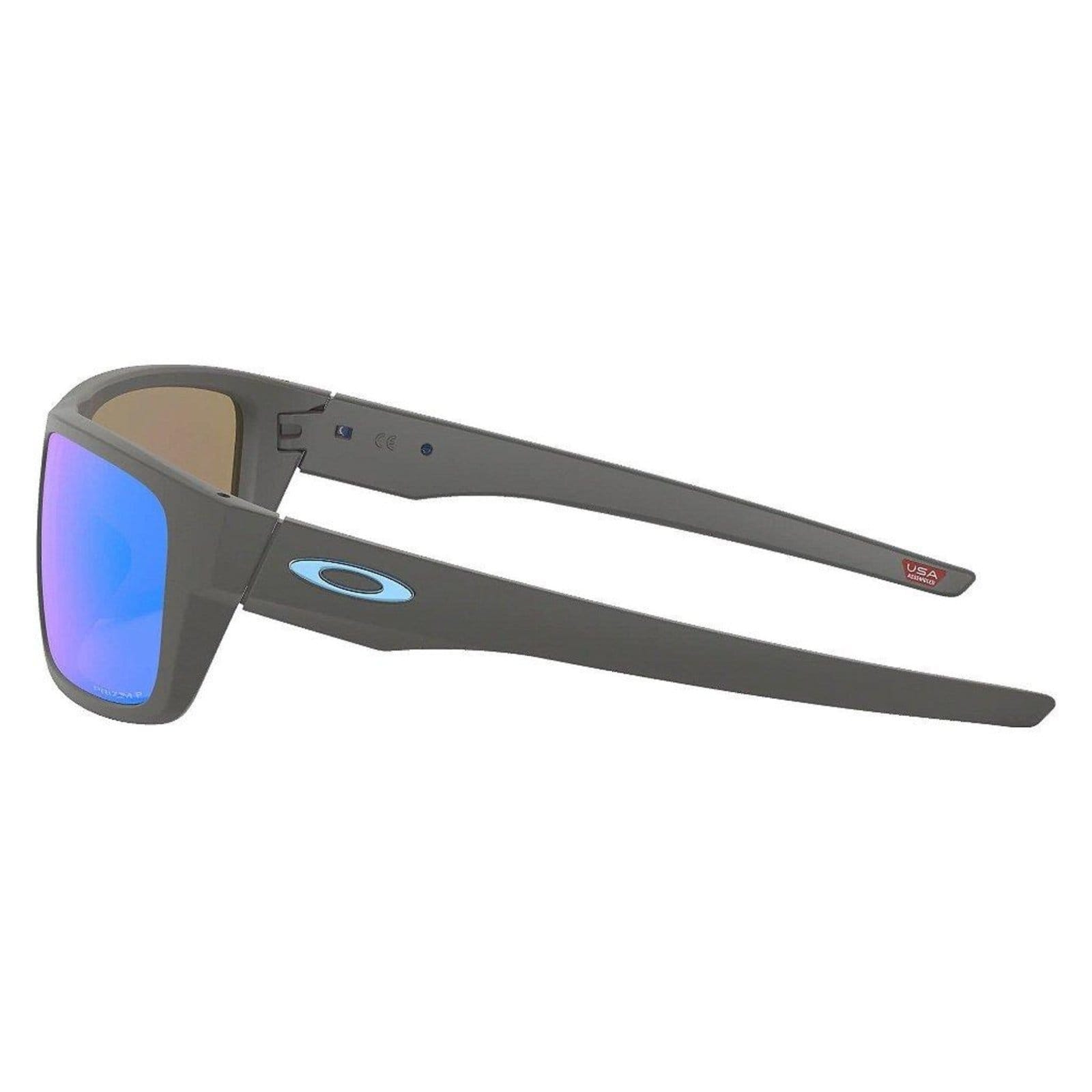 Vista 2 Óculos de Sol Oakley Drop Point Matte Dark Grey W/ Prizm Sapphire Polarized Oakley incolor grey