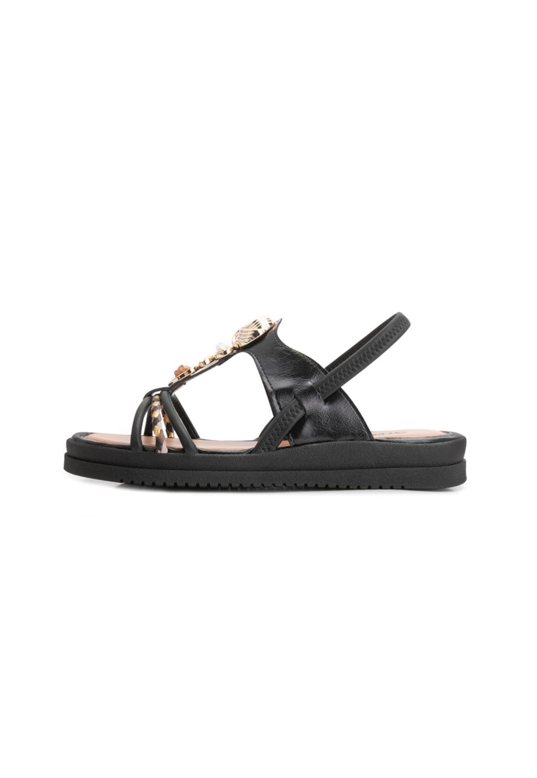 Vista 2 Sandália Flatform Mississipi MS25-J0221 MISSISSIPI preto