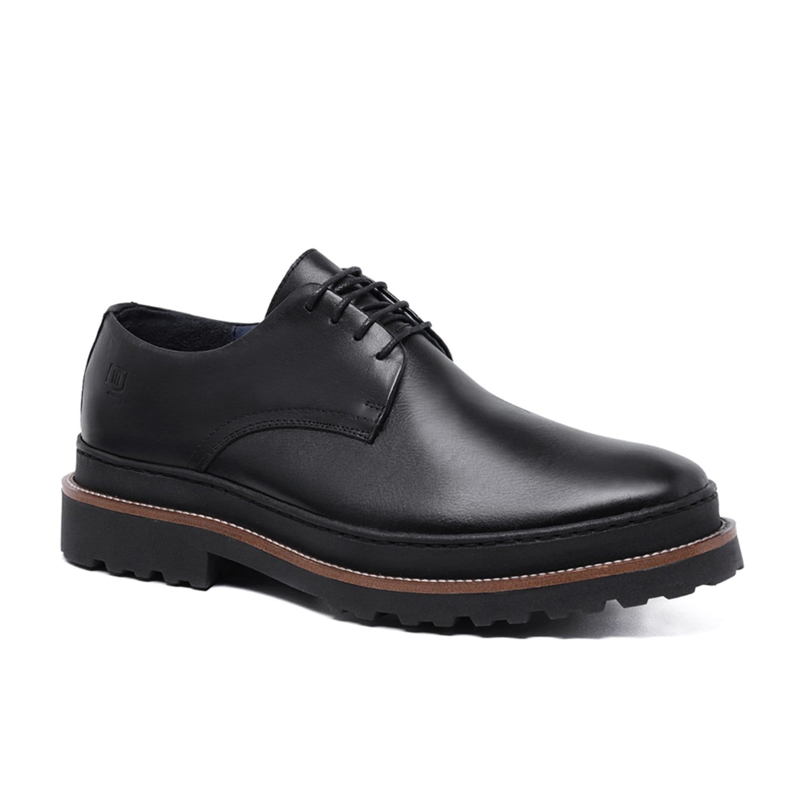 Sapato Derby Casual Masculino Malbork Couro Sola Tratorada 2206P