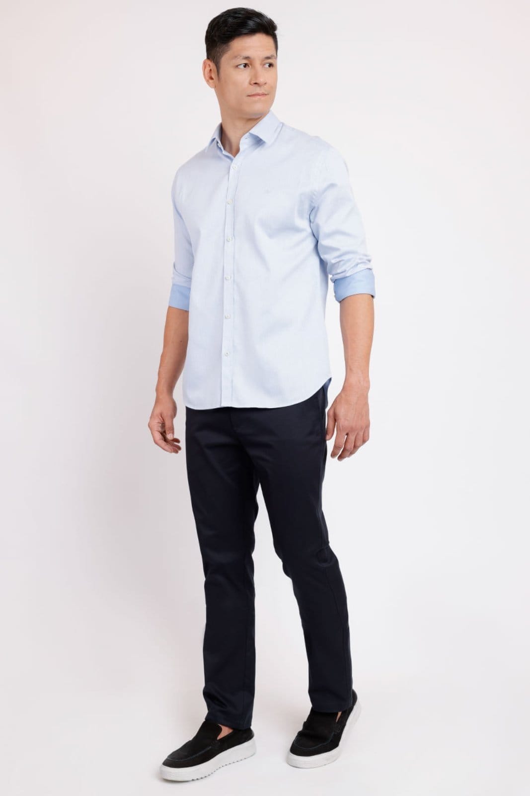 Vista 2 Calça Aramis Chino Moovex Marinho - 40 Aramis incolor