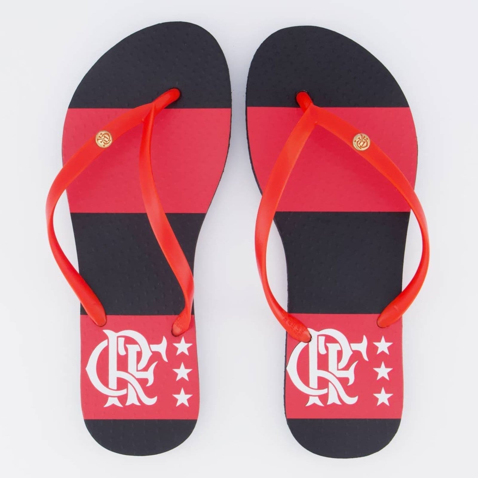 Chinelo Flamengo Manto 81 Feminino e Vermelho