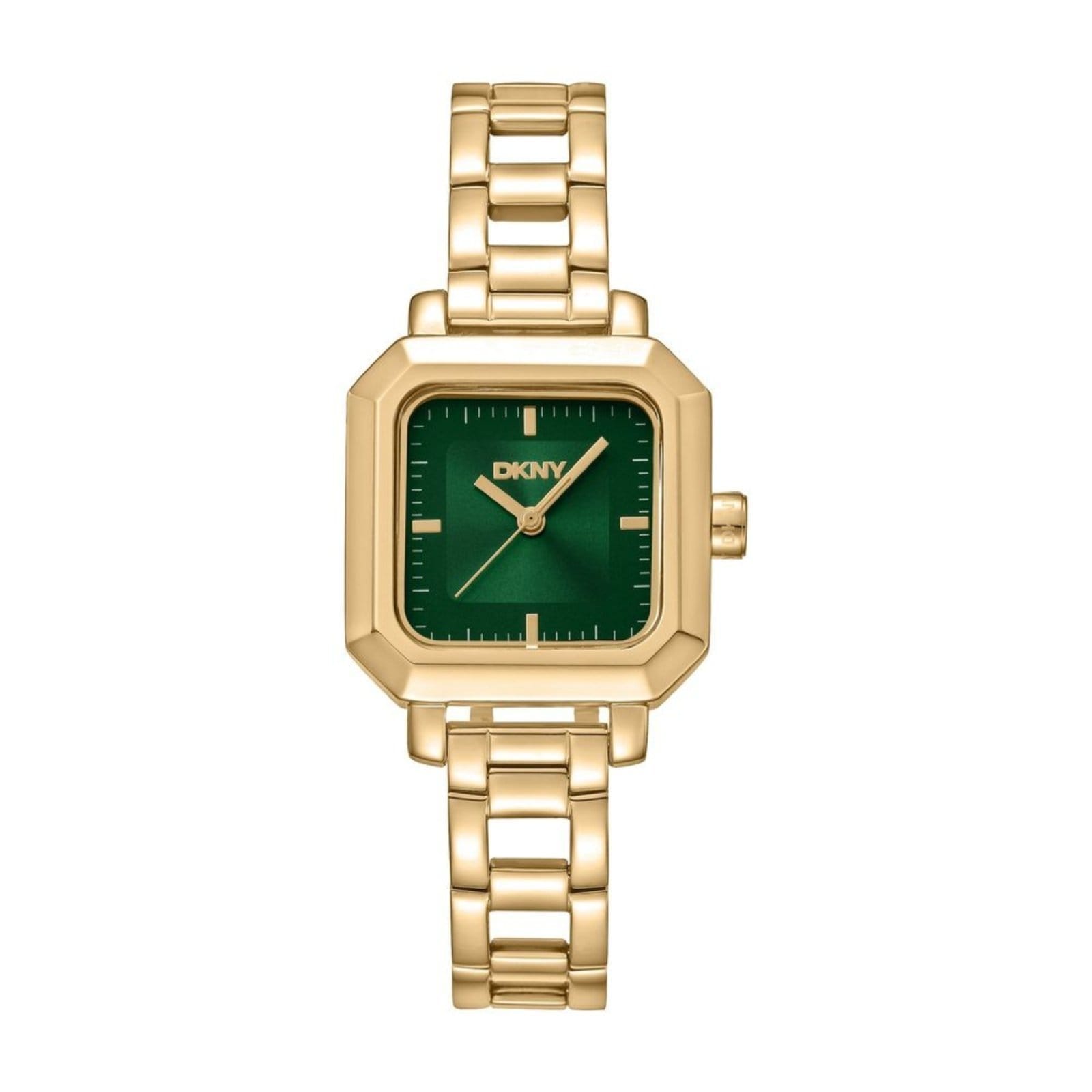 Relógio Feminino DKNY Gansevoort Dourado Mostrador Verde Donna Karan
