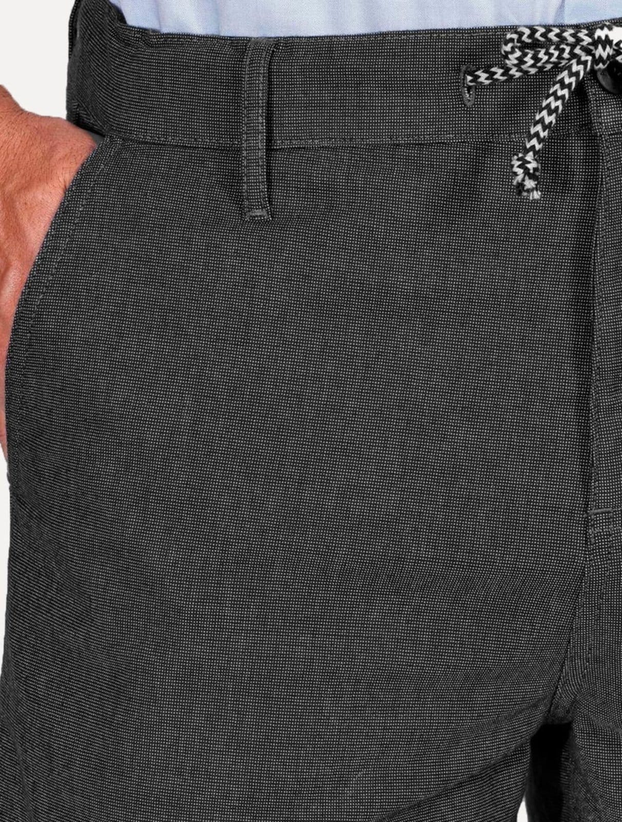 Vista 2 Bermuda Aramis Masculina Chino Cotton Sarja Cadarço Mescla Aramis cáqui