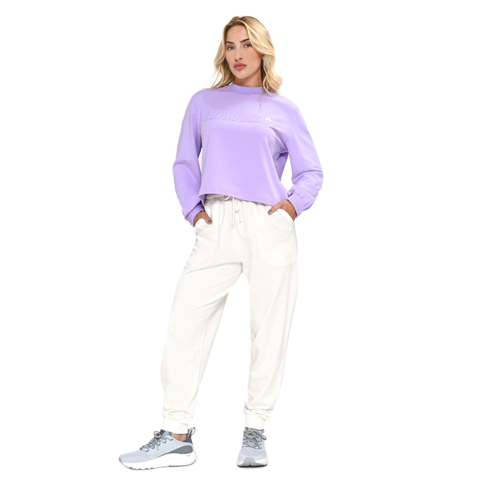 Vista principal Moletom Comfy Box Olympikus Feminino M OLYMPIKUS lilás