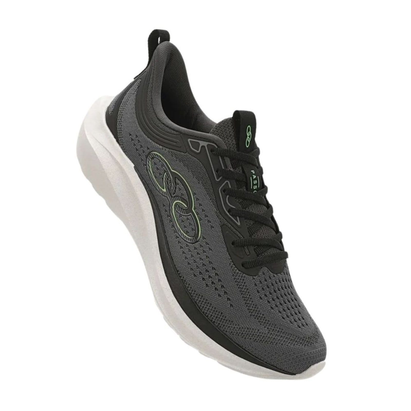 Vista 2 Tênis Corrida Masculino Olympikus Passo OLYMPIKUS cinza