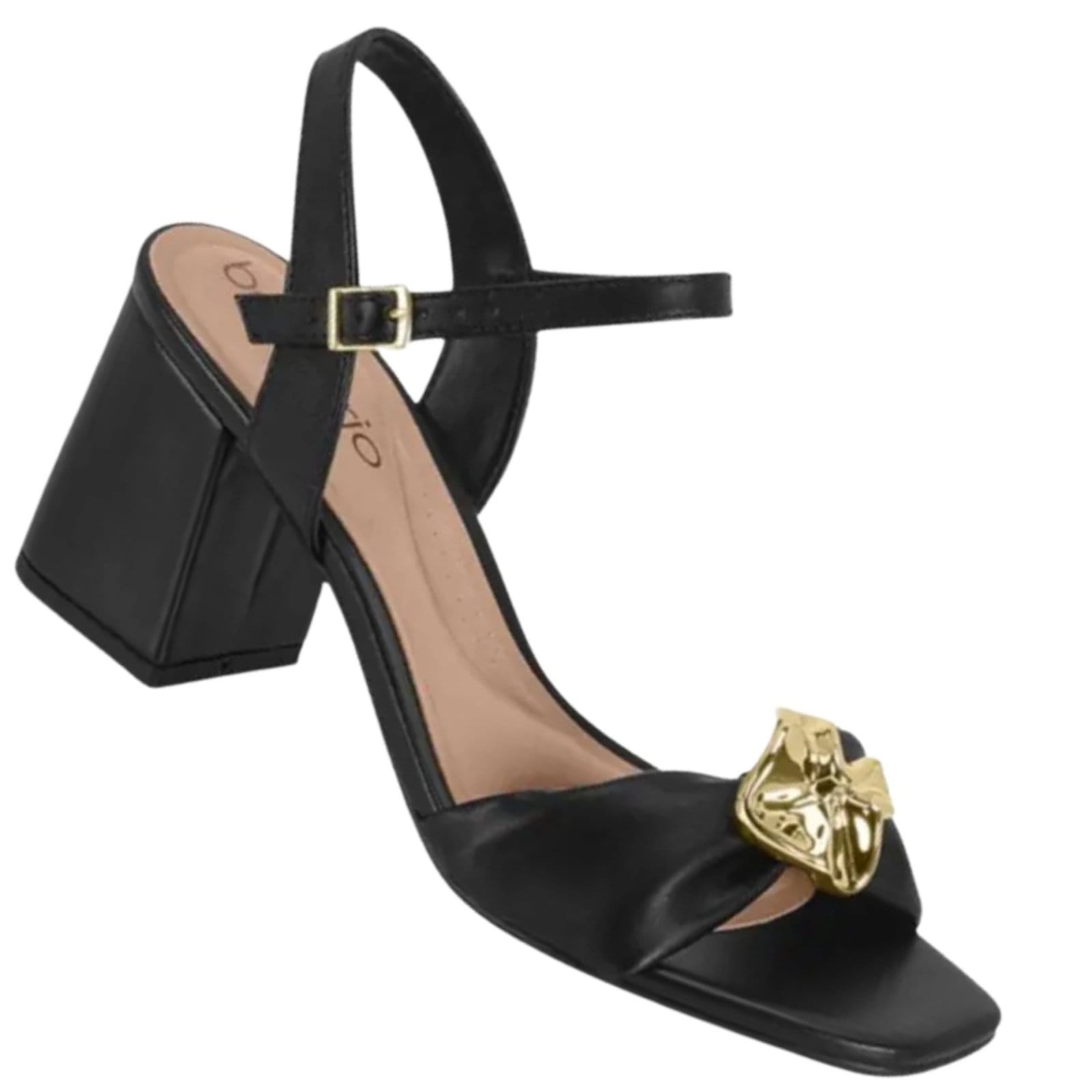 Vista principal Sandalia Beira Rio 8436.241 Feminina BR SPORTS preto