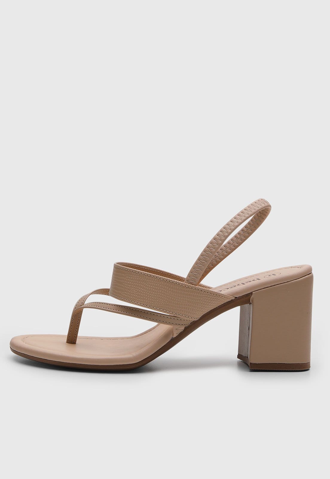 Sandália Feminina cê Salto Bloco Médio