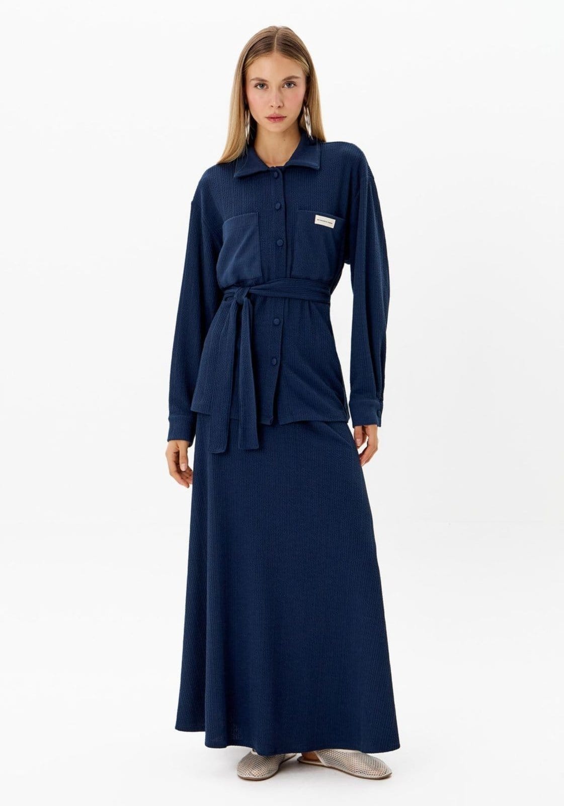 Saia Super Midi Texturizada