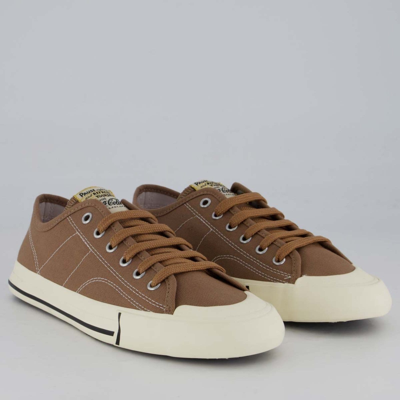 Vista 2 Tênis Coca Cola Horizon Canvas Feminino Coca-Cola branco