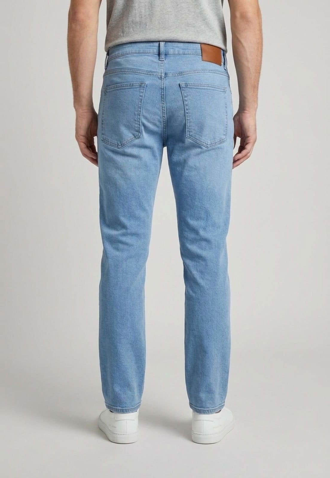 Vista 2 Calça Jeans Masculina Forum Paul Slim Claro Forum azul