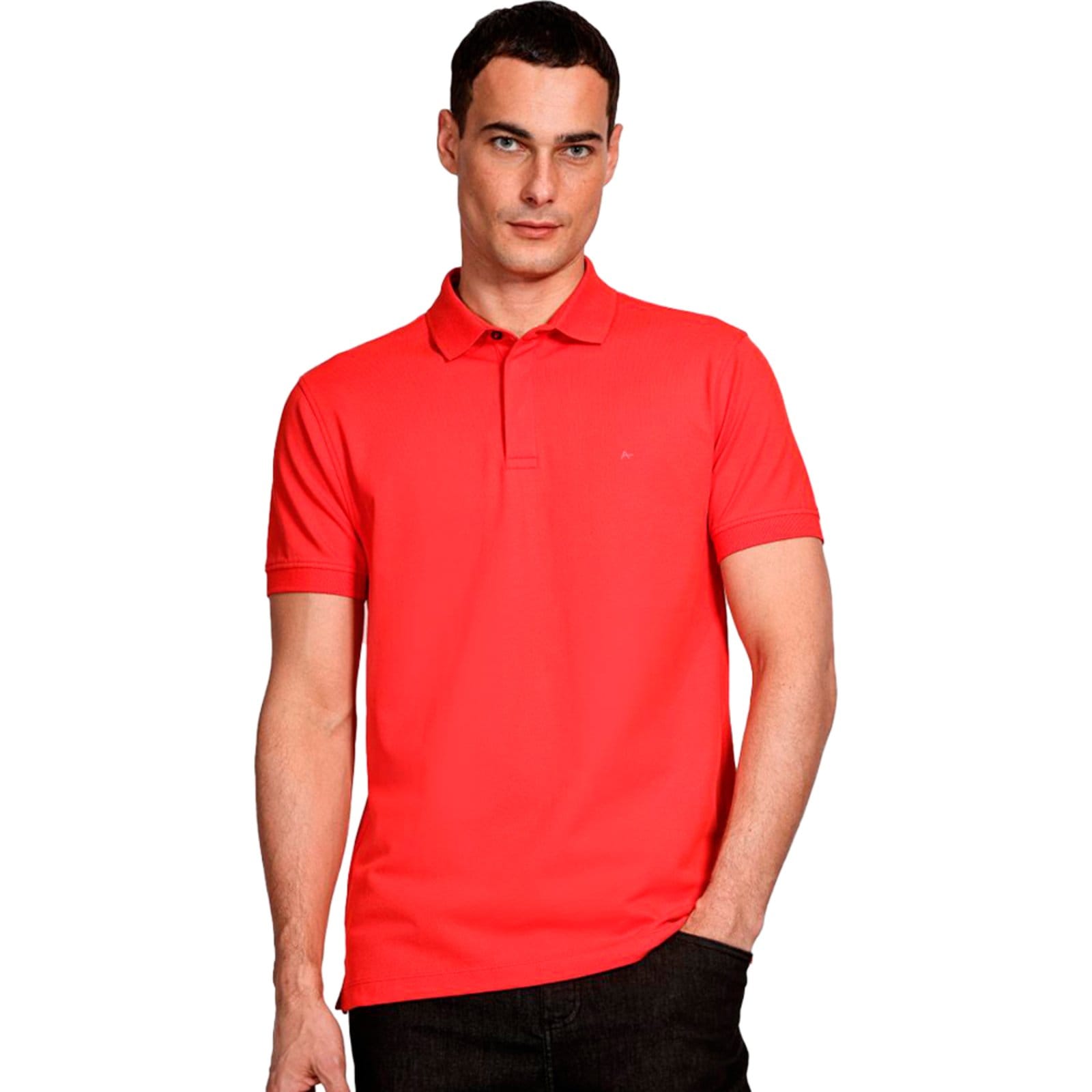 Vista principal Camisa Polo Aramis Piquet Ve25 Cereja Masculino Aramis vermelho