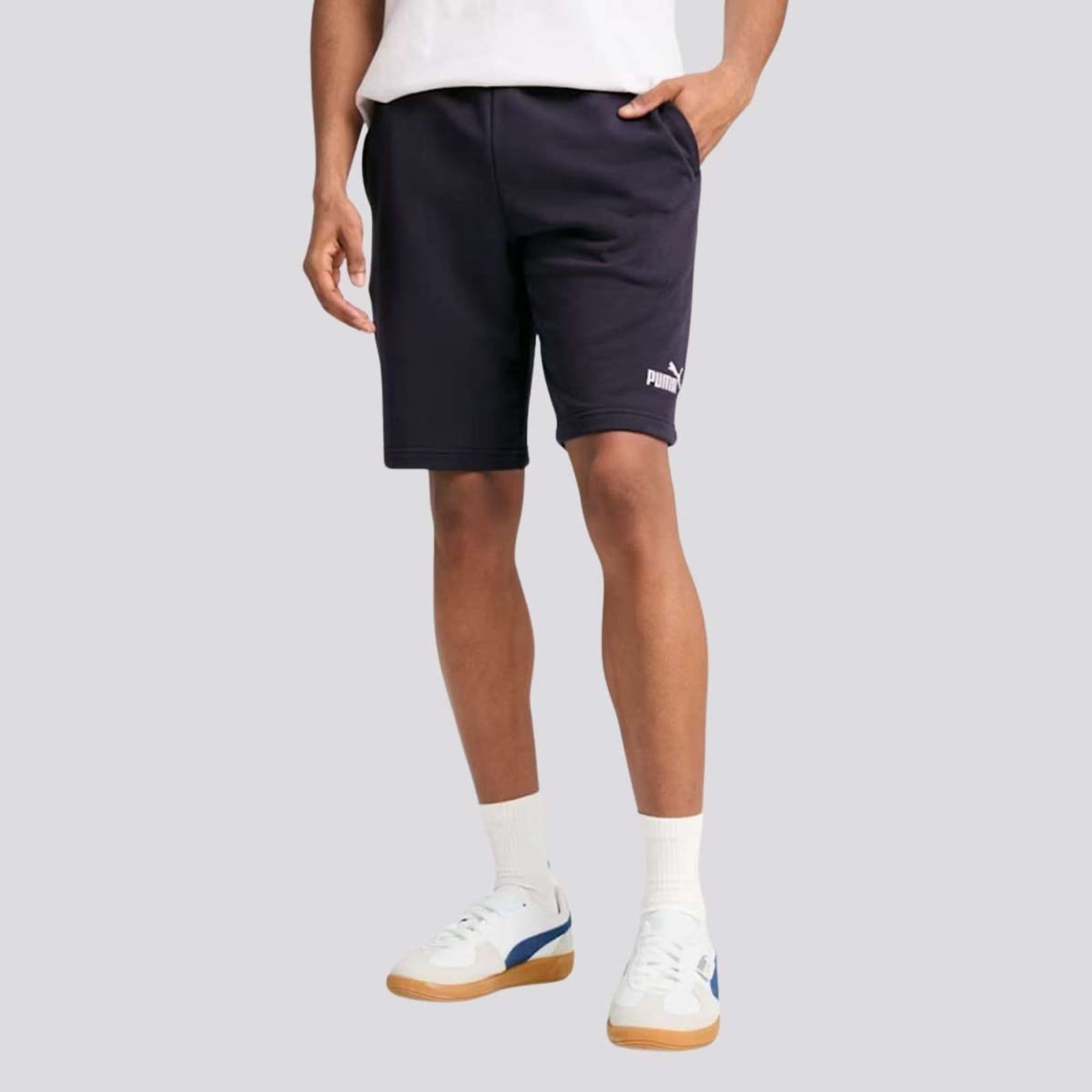 Vista principal Bermuda Puma ESS NO. 1 Logo Marinho Puma preto