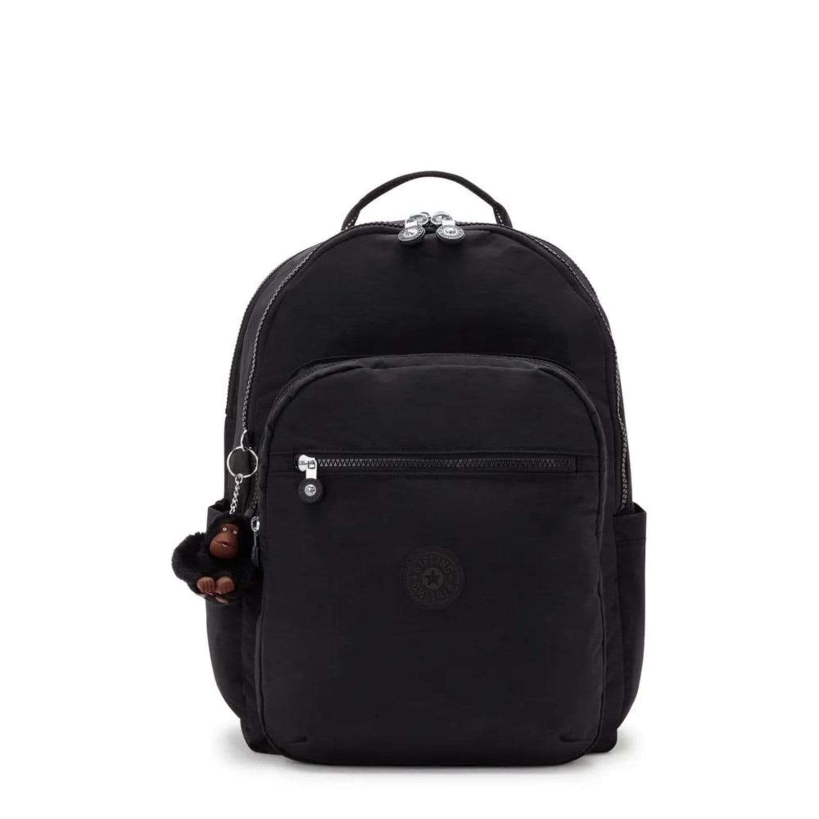 Vista principal Mochila Kipling Seoul College True Black Kipling preto black