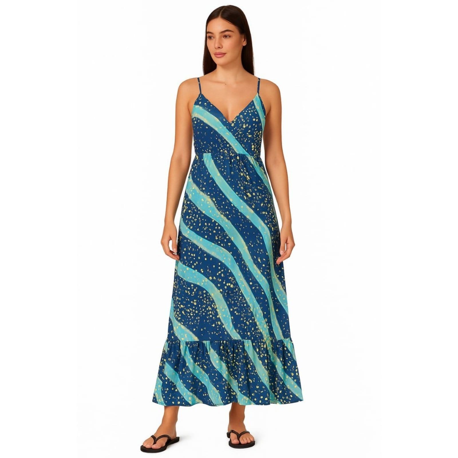 Vestido Longo Vih Triny Indiano Estampado Feminino Chic