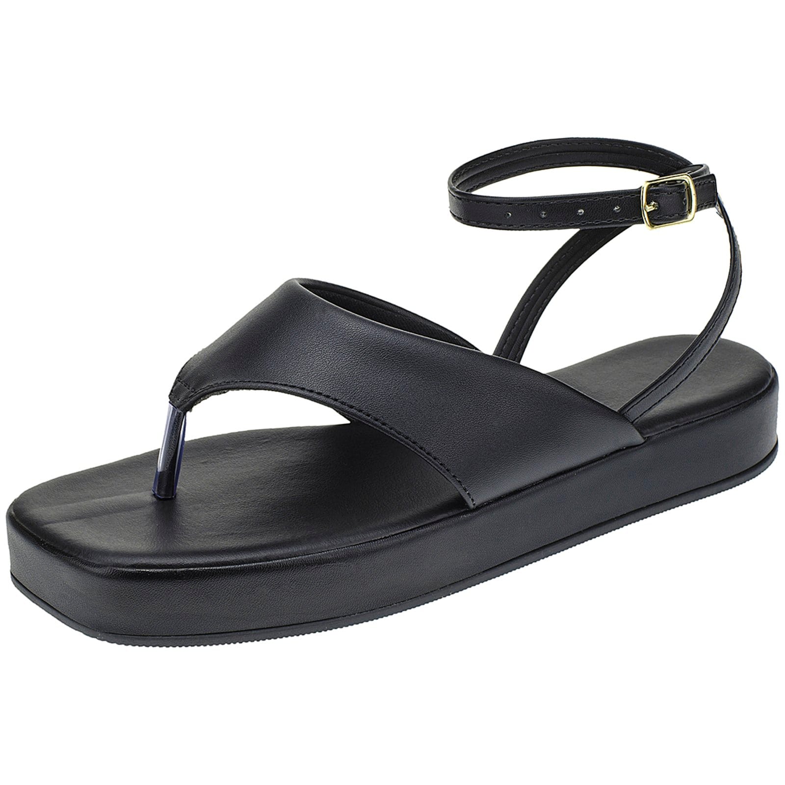 Sandalia Rasteira Maduda Feminina Flat Confortavel tamanco Sandalia Moderna Moda Plataforma