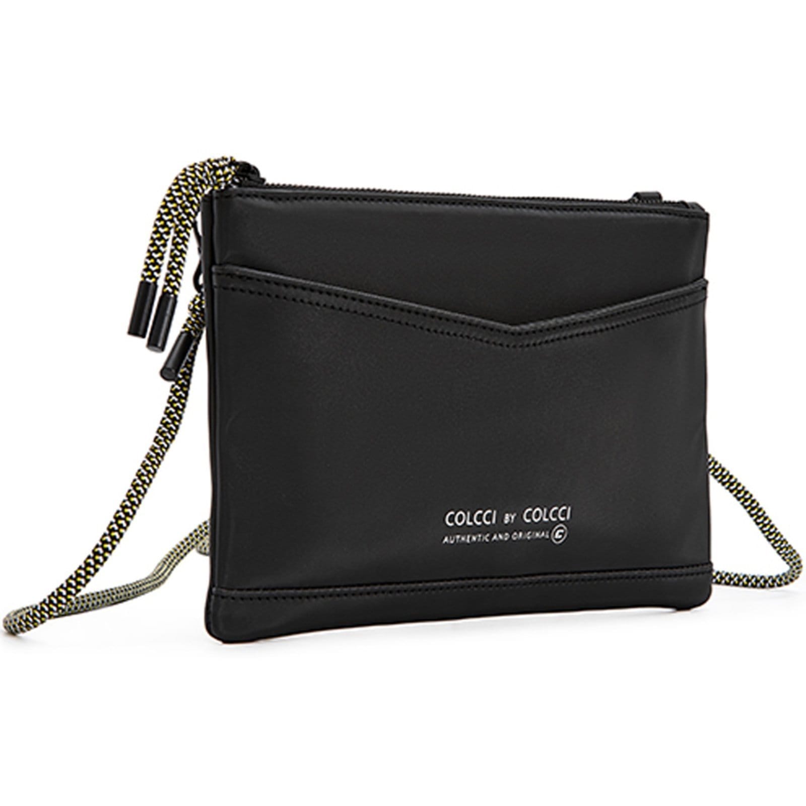 Vista 2 Bolsa Crossbody Colcci Cadarço VE24 Feminino Colcci preto