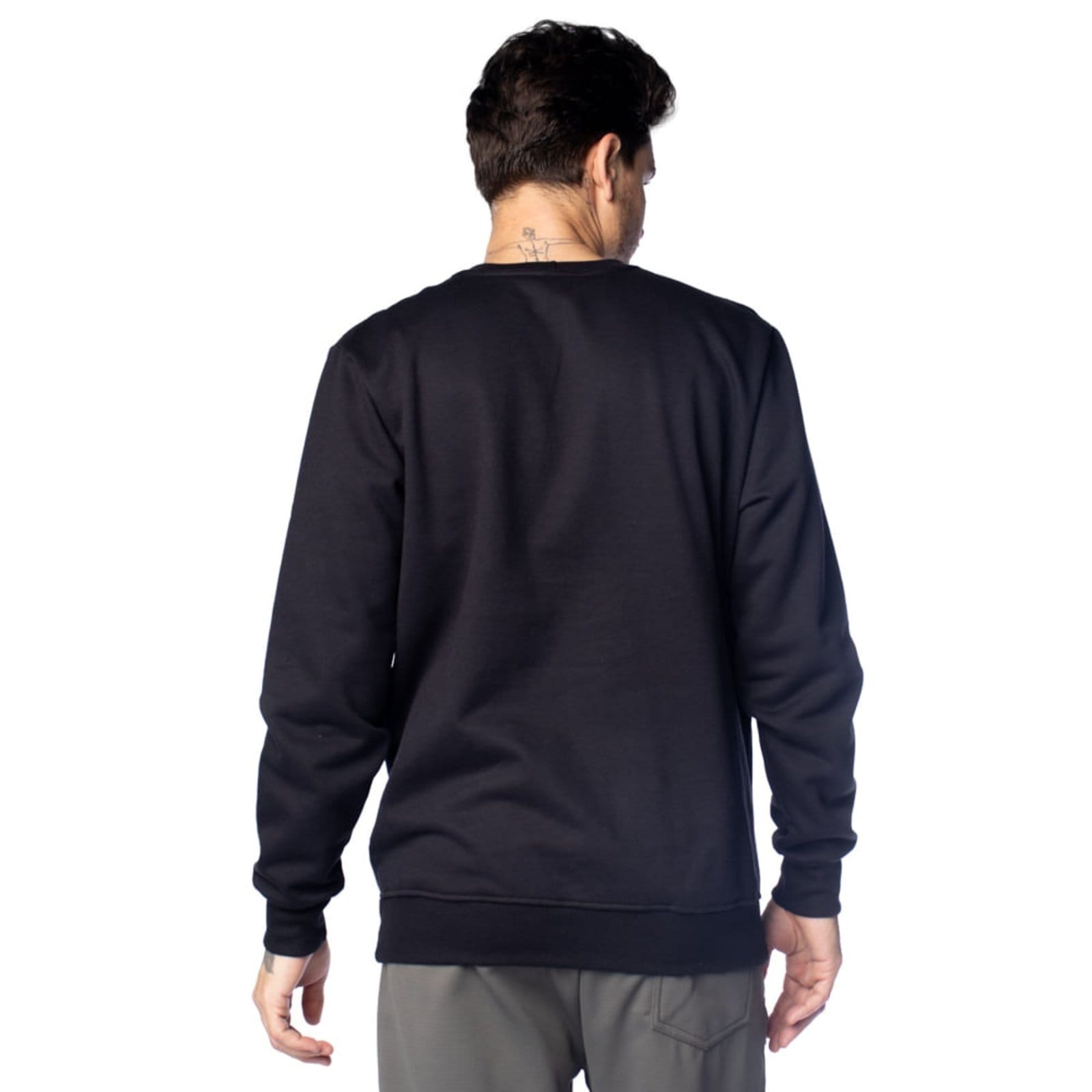 Vista 2 Moletom Masculino Over Surf Estampa Lisa Over Surf preto