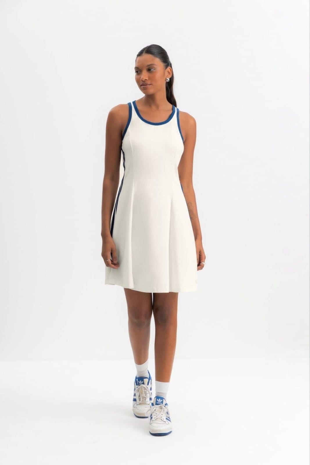 Vista principal Vestido Sport Feminino Em Cotton Essendi Natural Off-white Essendi off-white natural