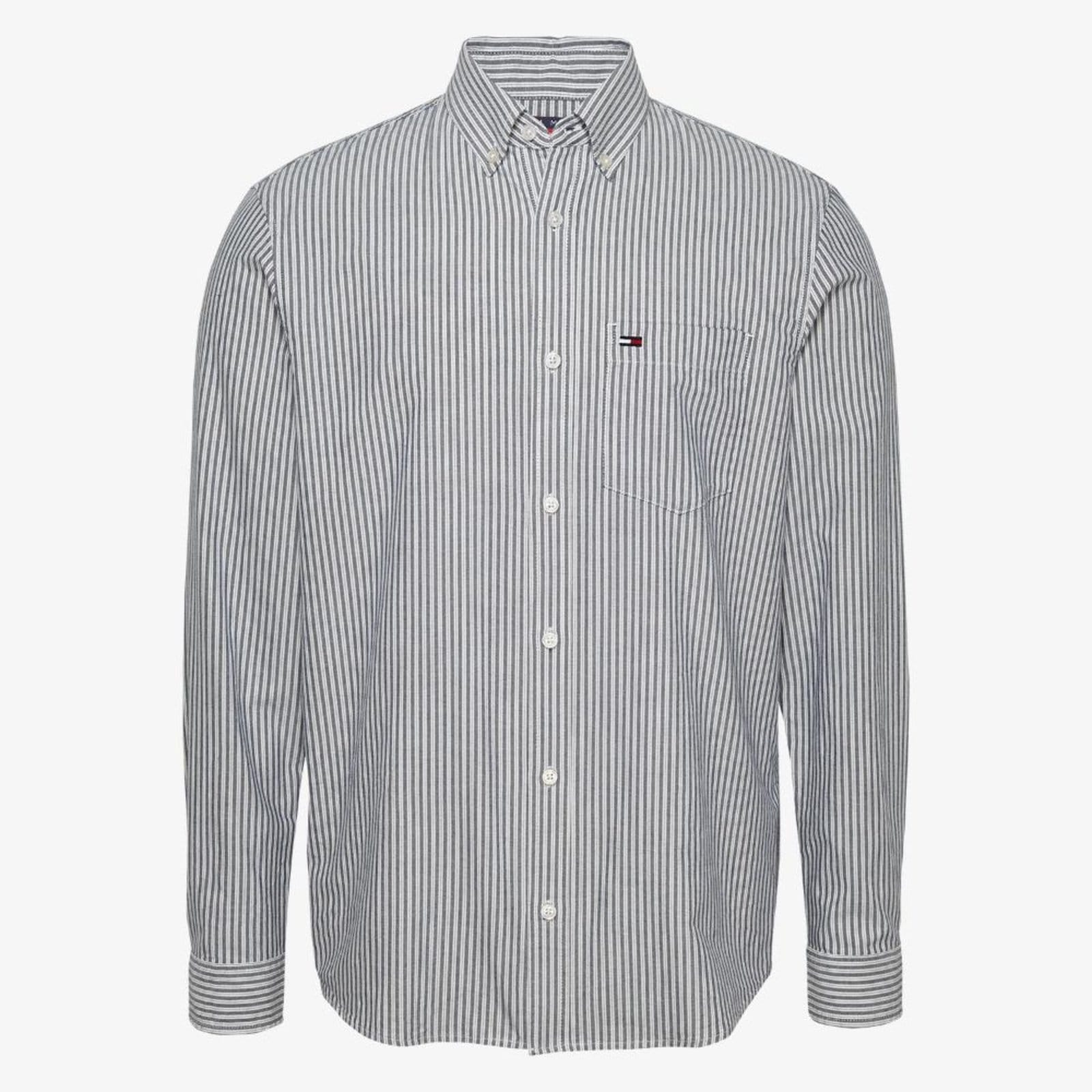 Camisa Listrada Regular Fit Tommy Jeans - EEG