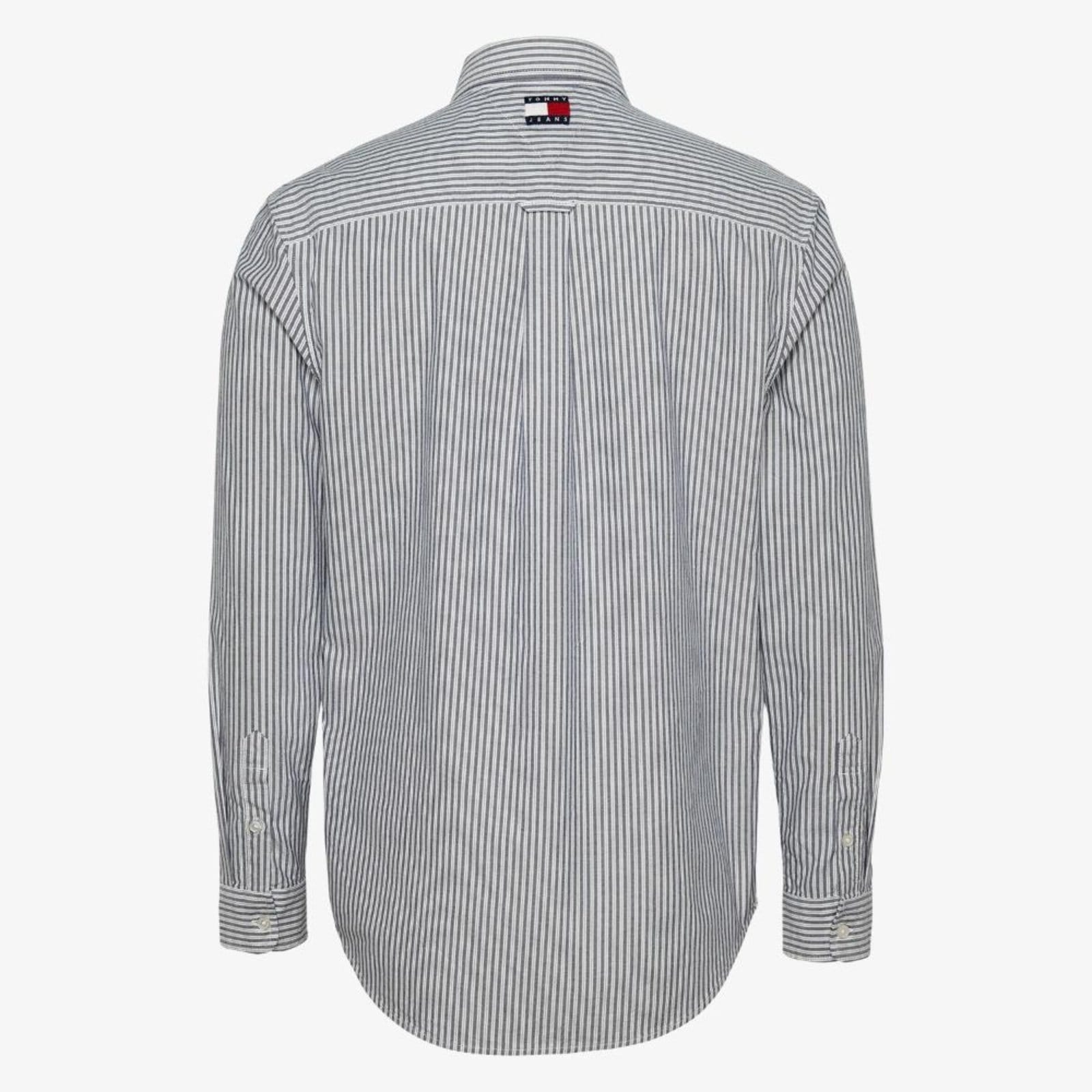 Vista 2 Camisa Listrada Regular Fit Tommy Jeans - EEG Tommy Jeans azul marinho