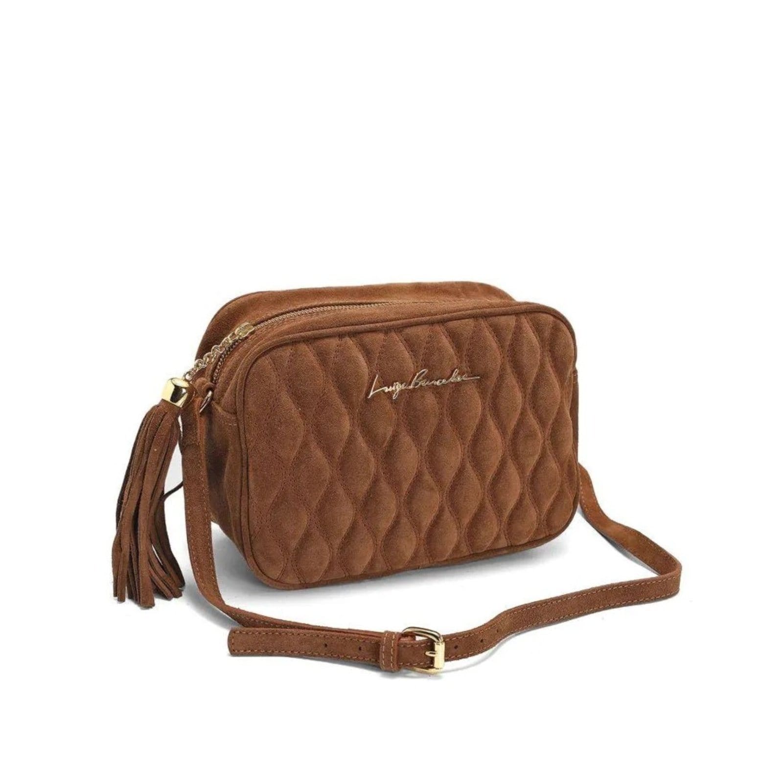 Vista 2 Bolsa Viena Luiza Barcelos 77770041 Marrom Escuro Luiza Barcelos unico