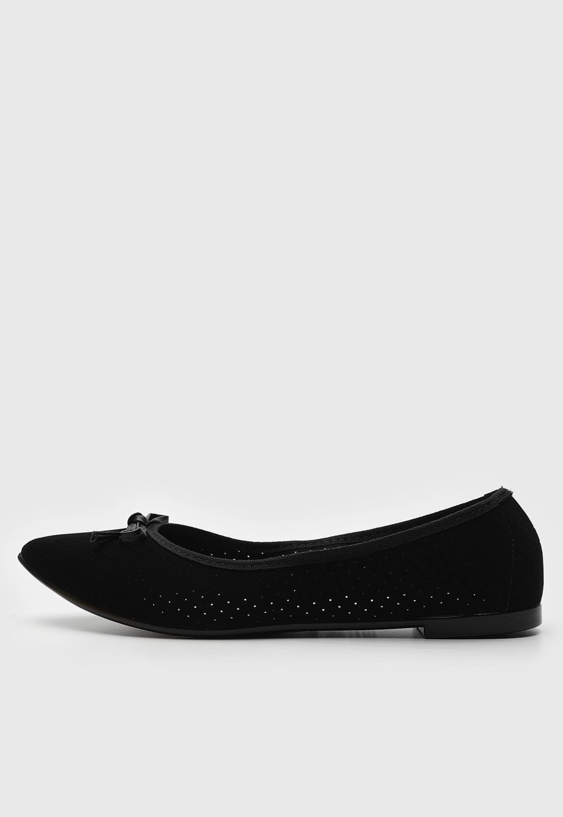 Sapatilha Moleca Perfuros Preta