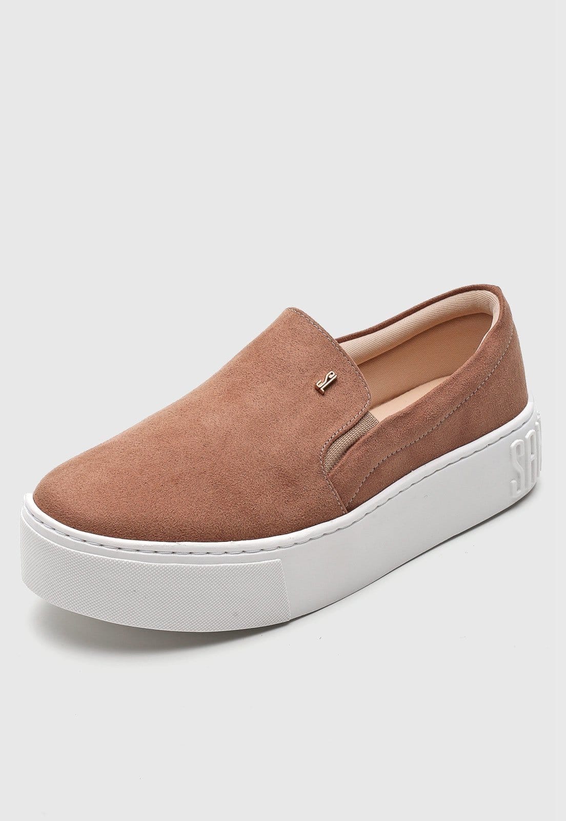 Vista 2 Slip On Flatform Santa Lolla Suede Santa Lolla nude