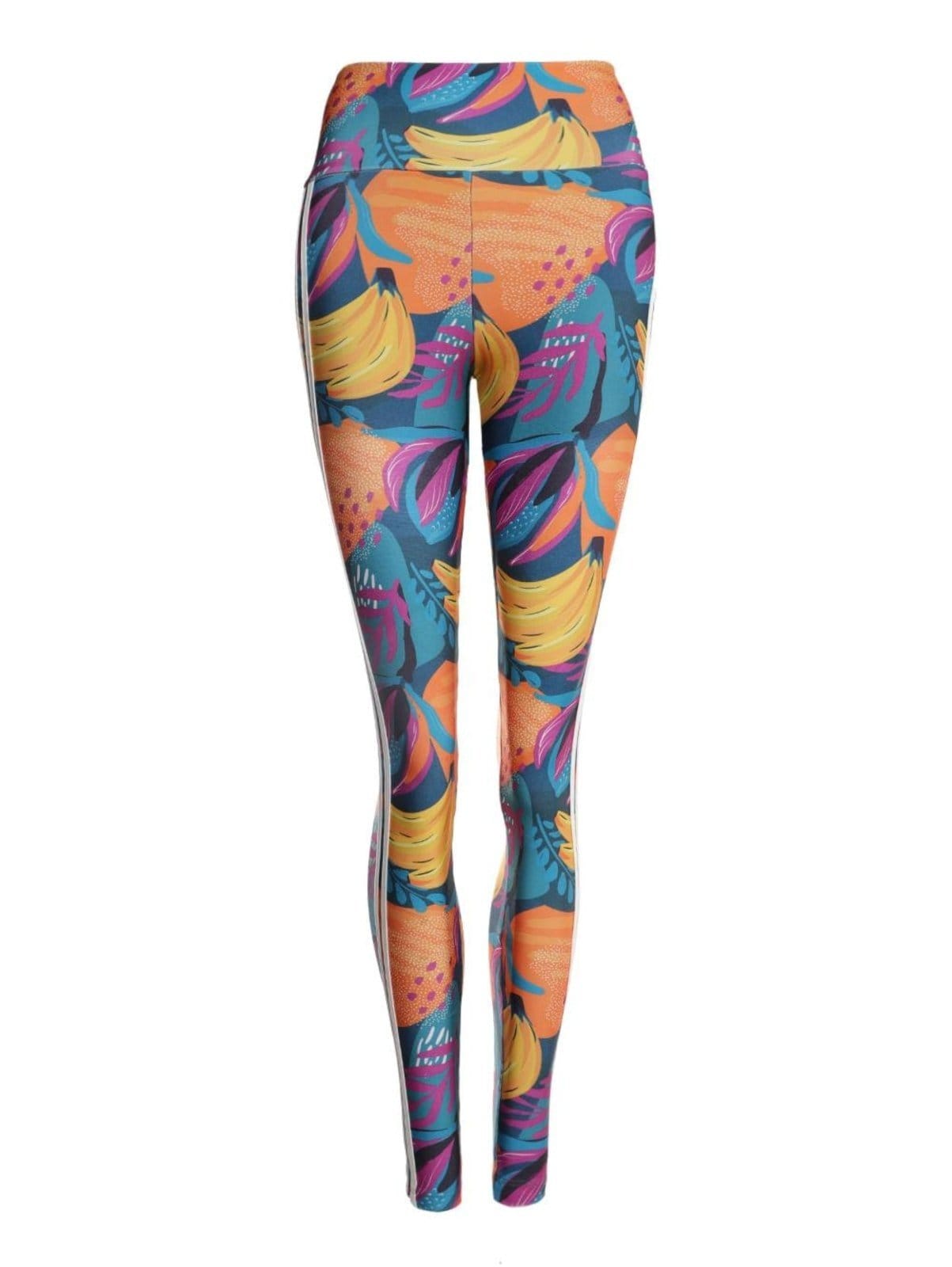 Vista 2 Calça Legging Listra Lateral Vels Feminina LARANJA Vels unico