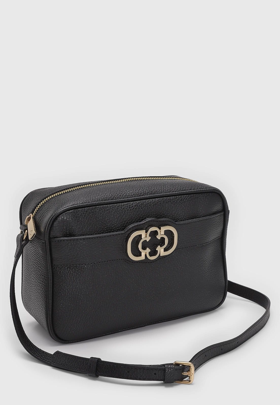 Vista 2 Bolsa Feminina Capodarte Média Monograma Preta Capodarte preto