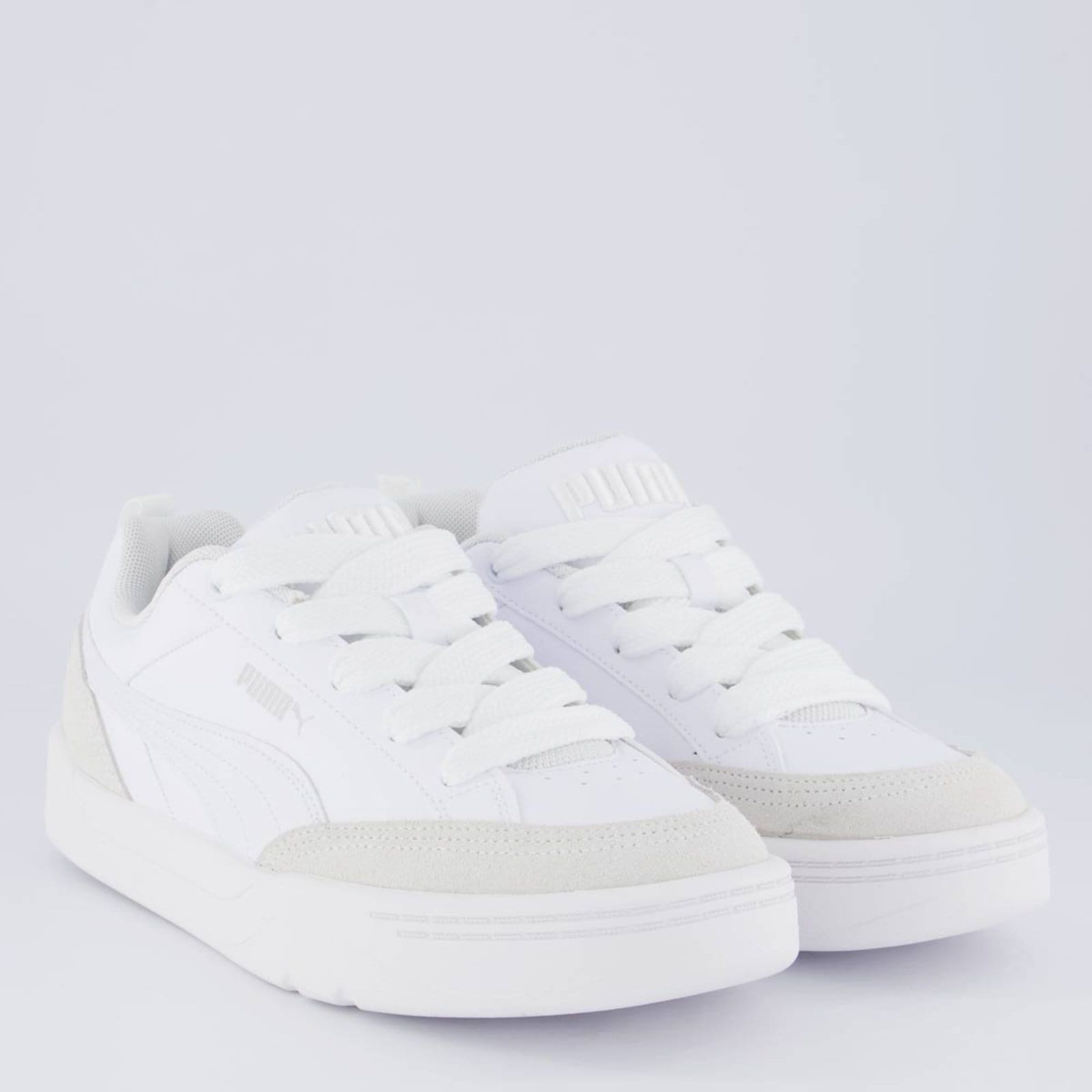 Vista 2 Tênis Puma Park Lifestyle OG Puma branco