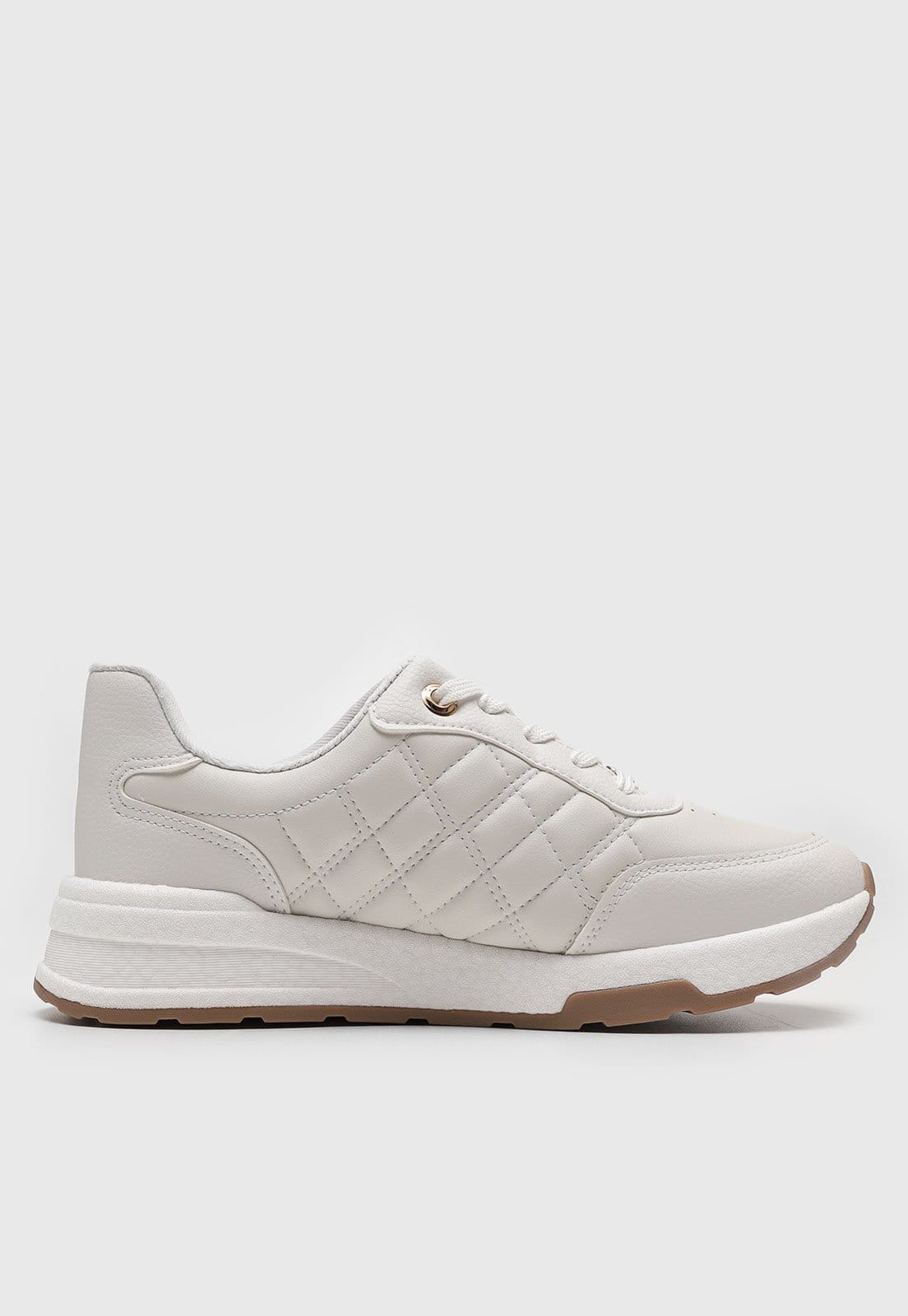 Vista 2 Tênis Feminino Dakota Matelassê Off-White Dakota off-white white