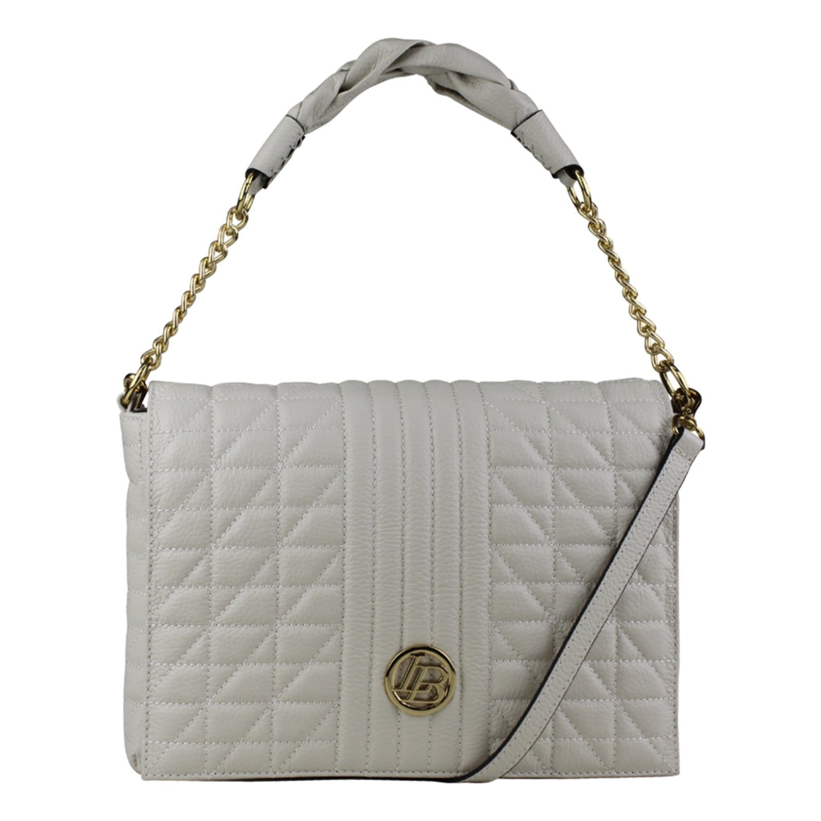 Vista 2 Bolsa feminina Linea Bella em couro 5207 Off White Linea Bella off-white white