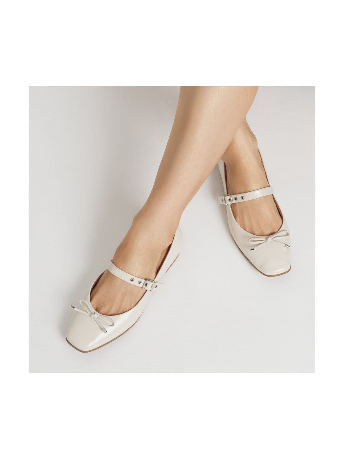 Vista 2 SAPATILHA EDUARDA DI VALENTINI NAPA Di Valentini off-white