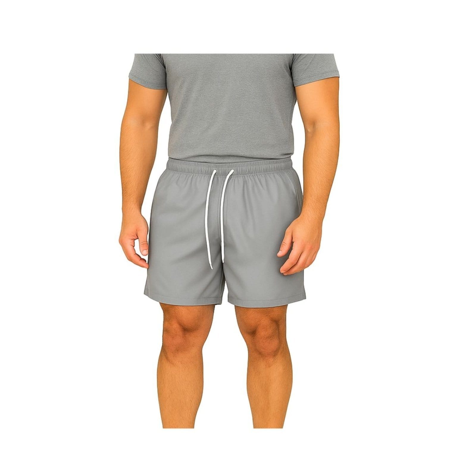 Vista 2 Bermuda Tactel Masculina FMF Leve Secagem Rápida FMF cinza