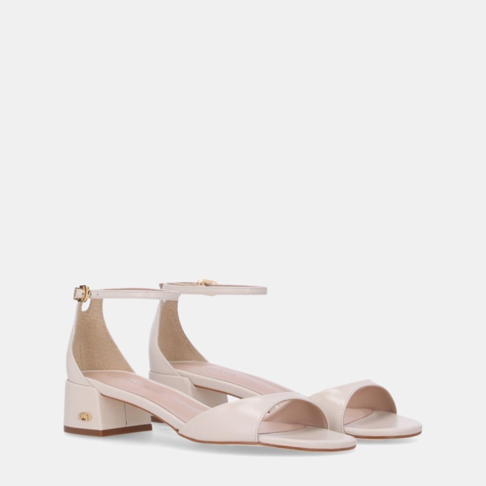 Vista 2 Sandália Salto Luz da Lua - 80880001 Luz Da Lua Off-white Luz Da Lua off-white white