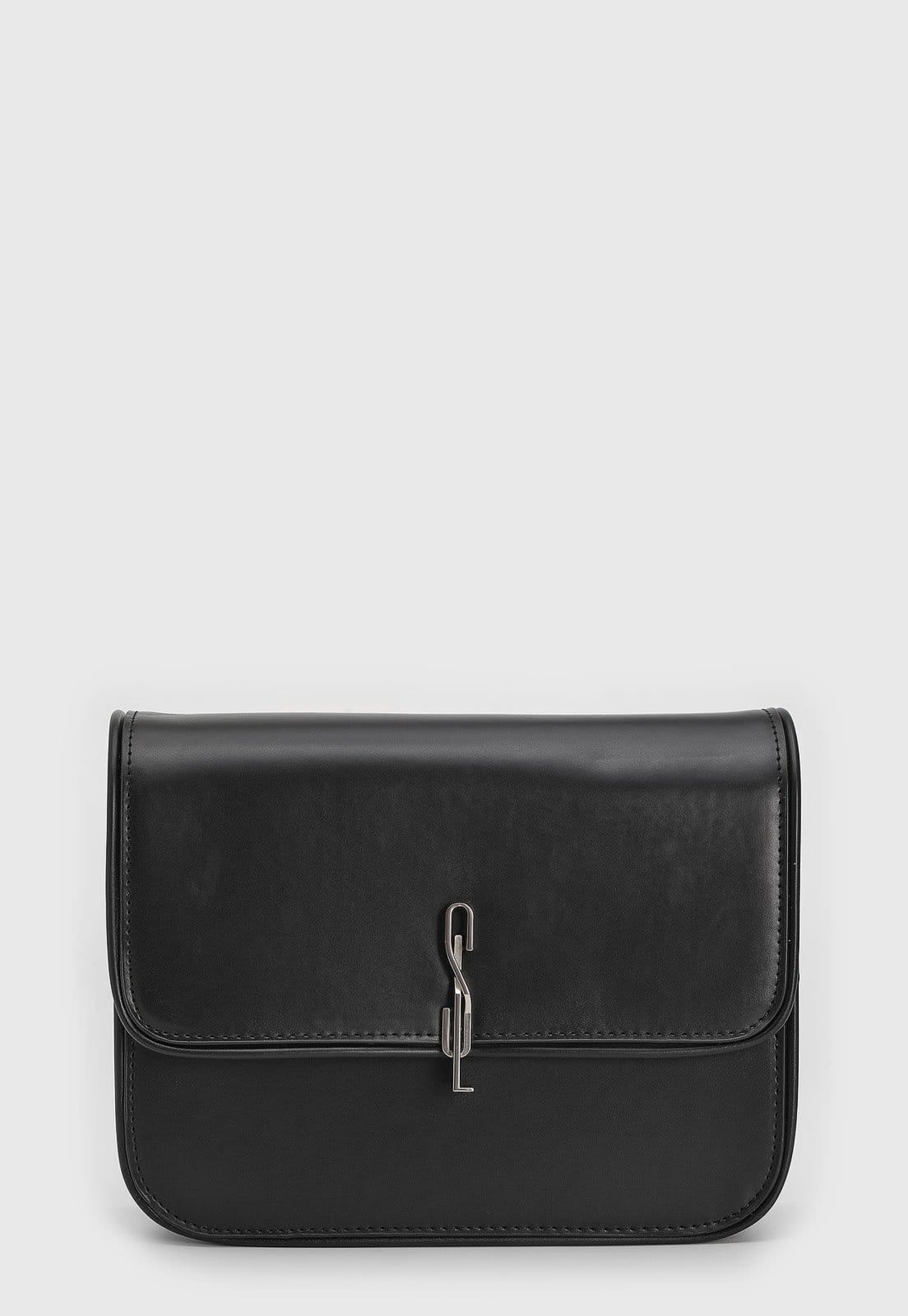 Bolsa Feminina Santa Lolla Pequena Estruturada Preta