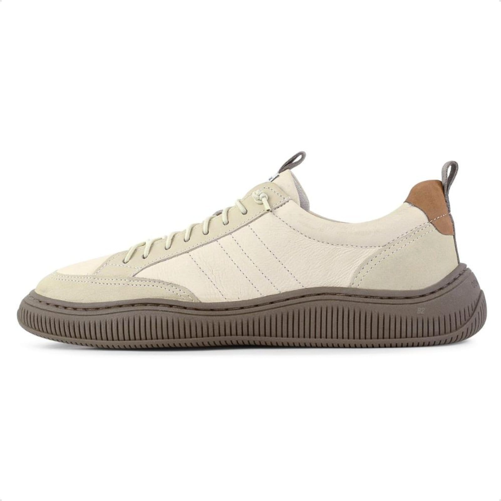 Vista 2 Sapatênis Democrata Denim Vibe Masculino Bege DEMOCRATA bege denim