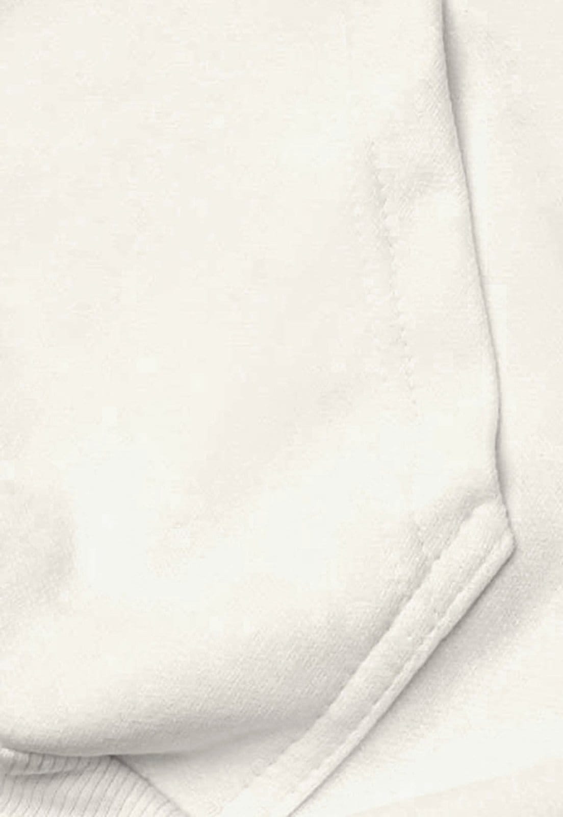 Vista 2 Blusa de Frio Moletom Flanelado Benellys Coração de Patas Canguru Off White Benellys branco white