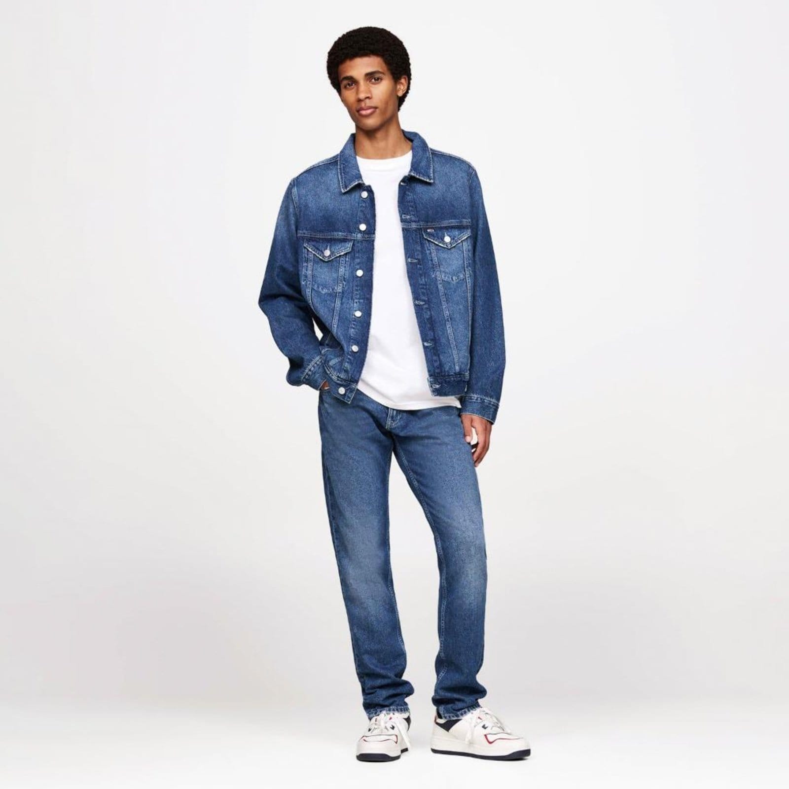 Vista 2 Jaqueta Trucker Jeans Tommy Jeans - EGG Tommy Jeans azul