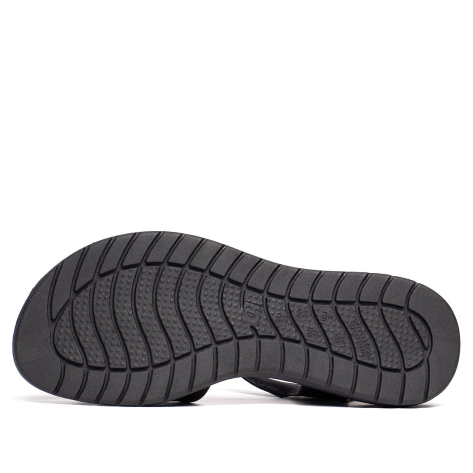 Vista 2 Sandália Feminina Comfortflex Conforto Anatômico Comfortflex preto