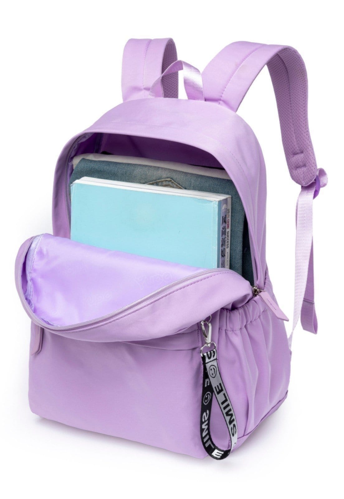 Vista 2 Infantil - Mochila Feminina Juvenil Escola Faculdade Bolsa Resistente Espaçosa Notebook YUPE rosa