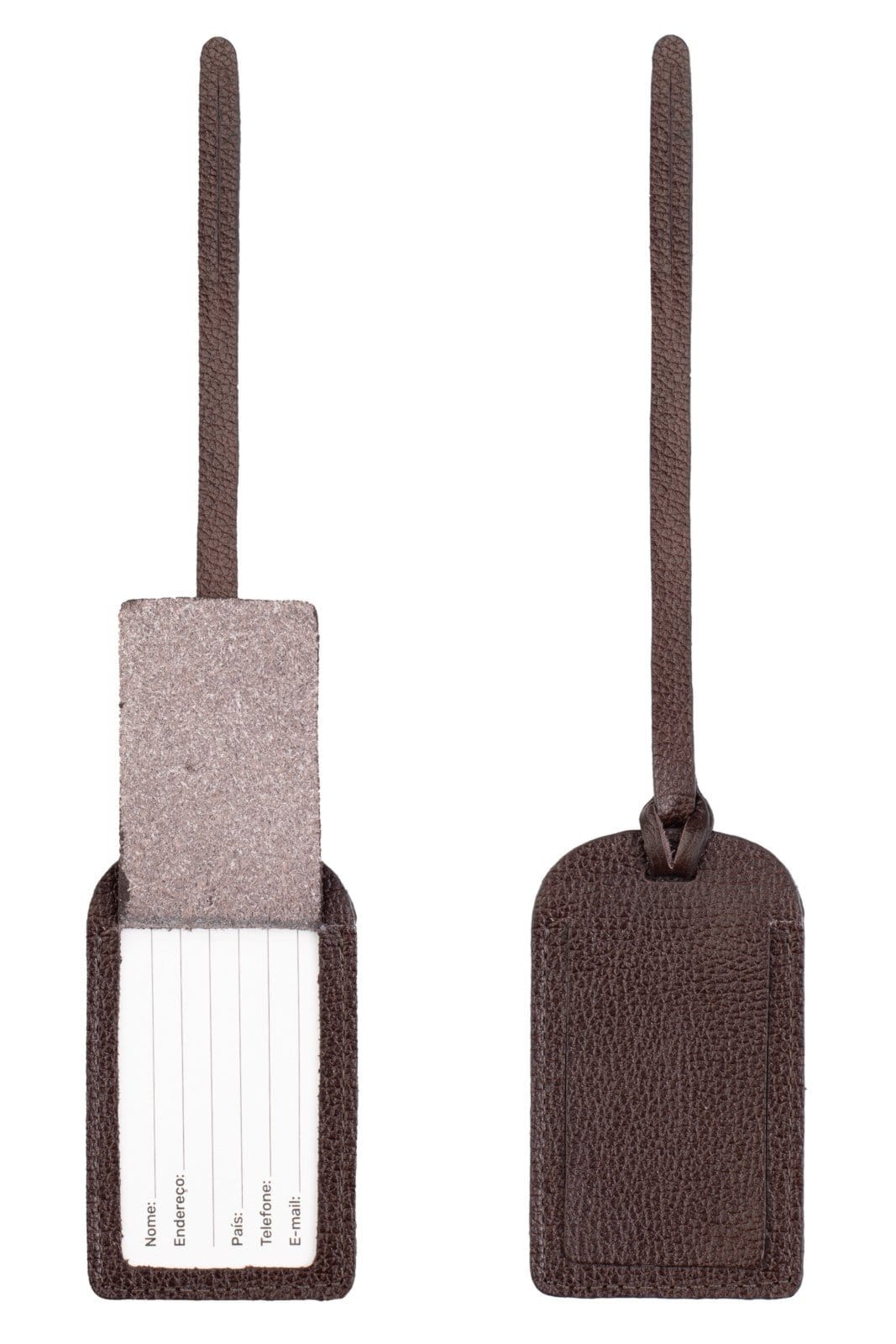 Vista principal Tag Andrea Vinci De Viagem Em Couro Liso - Café Andrea Vinci azul